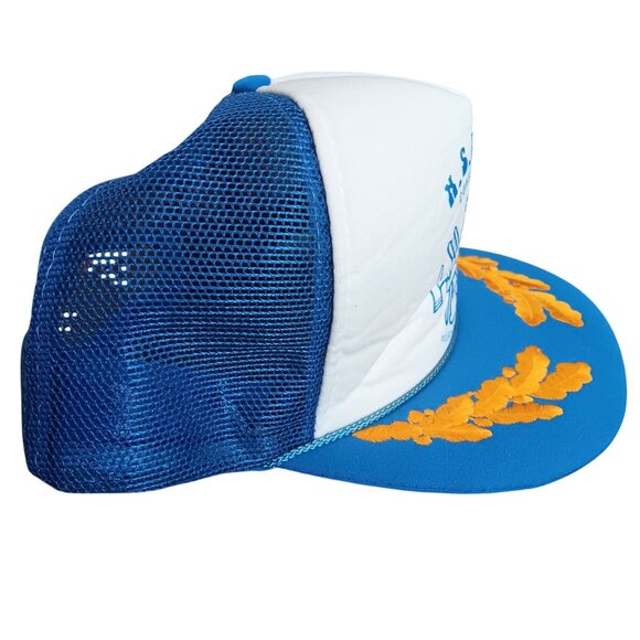 Vintage Trucker Hat N.S.V.F.A. Cap North Platte Nebraska Fireman 1986 Snapback - Picture 3 of 5